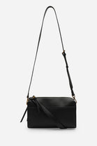 Classic Black Everyday Faux Leather Shoulder Bag