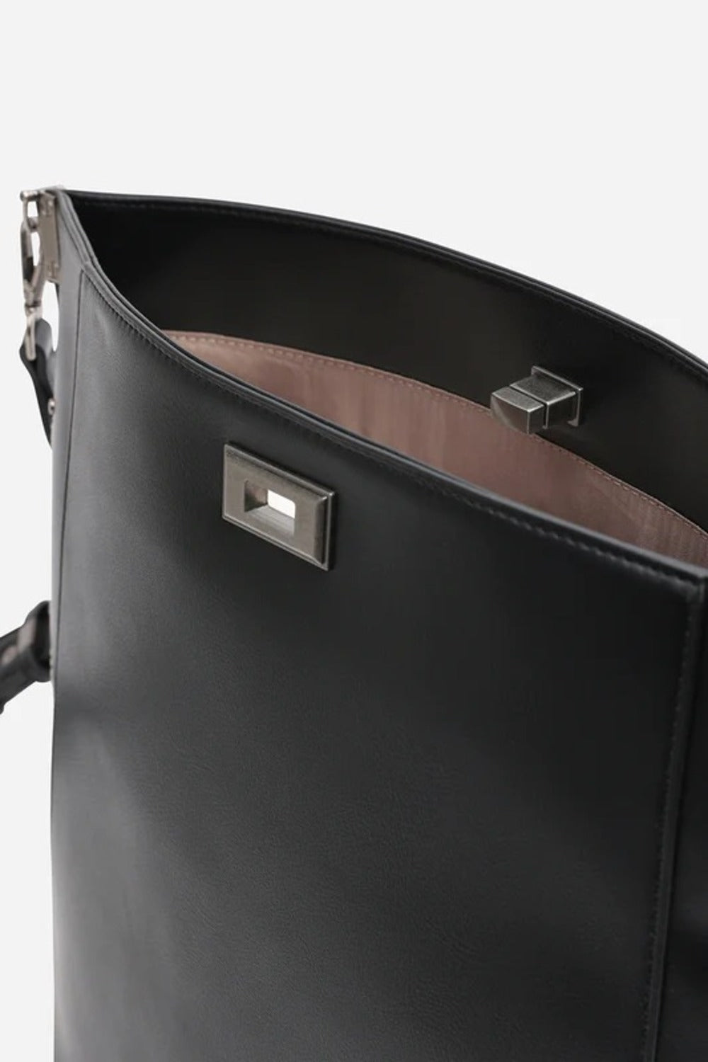Western Stitch Tote Bag – Wholesale Faux Black Shoulder Handbag