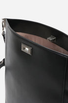 Western Stitch Tote Bag – Wholesale Faux Black Shoulder Handbag