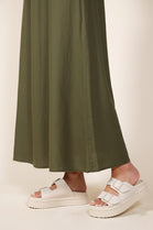 Ladies Cream Double Buckle Platform Sandals