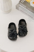 Kids Black Rhinestone Sparkling Bow Clogs Slip-On Sandals | 24/29 Sizes (Pack of 24)