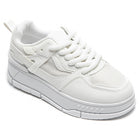 Women's All-White Chunky Platform Trainers | Wholesale Footwear